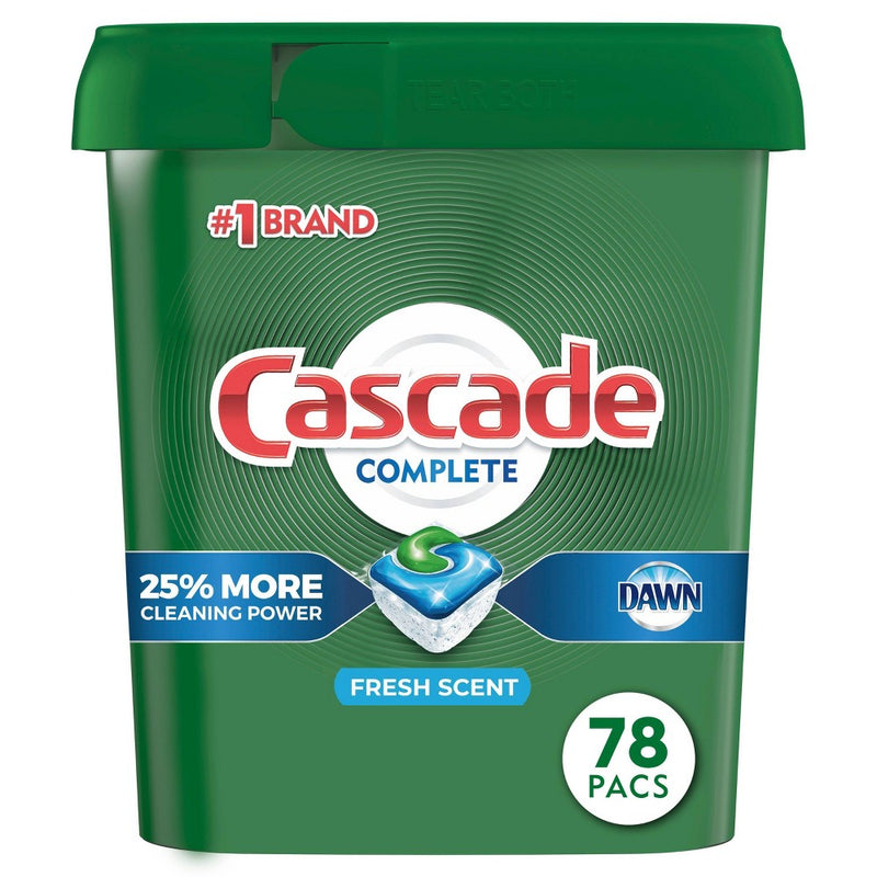 Cascade Complete Action Pacs Fresh - 78ct