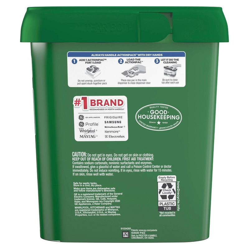 Cascade Complete Action Pacs Fresh - 78ct