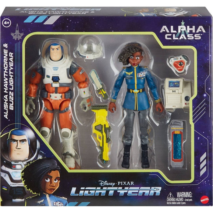 Disney Pixar Lightyear Alpha Class Alisha Hawthorne & Buzz Lightyear Figures 2pk (Target Exclusive)