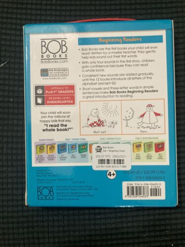 BOB Books Stage 1 Starting To Read SET 1 Beginning Readers Books NEW*