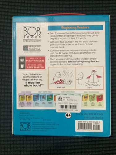 BOB Books Stage 1 Starting To Read SET 1 Beginning Readers Books NEW*