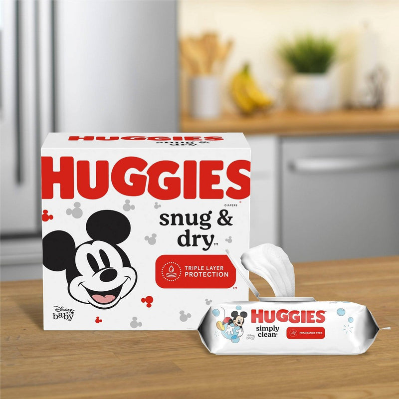 Huggies Snug & Dry Baby Disposable Diapers Super Pack - Size 2 - 100ct