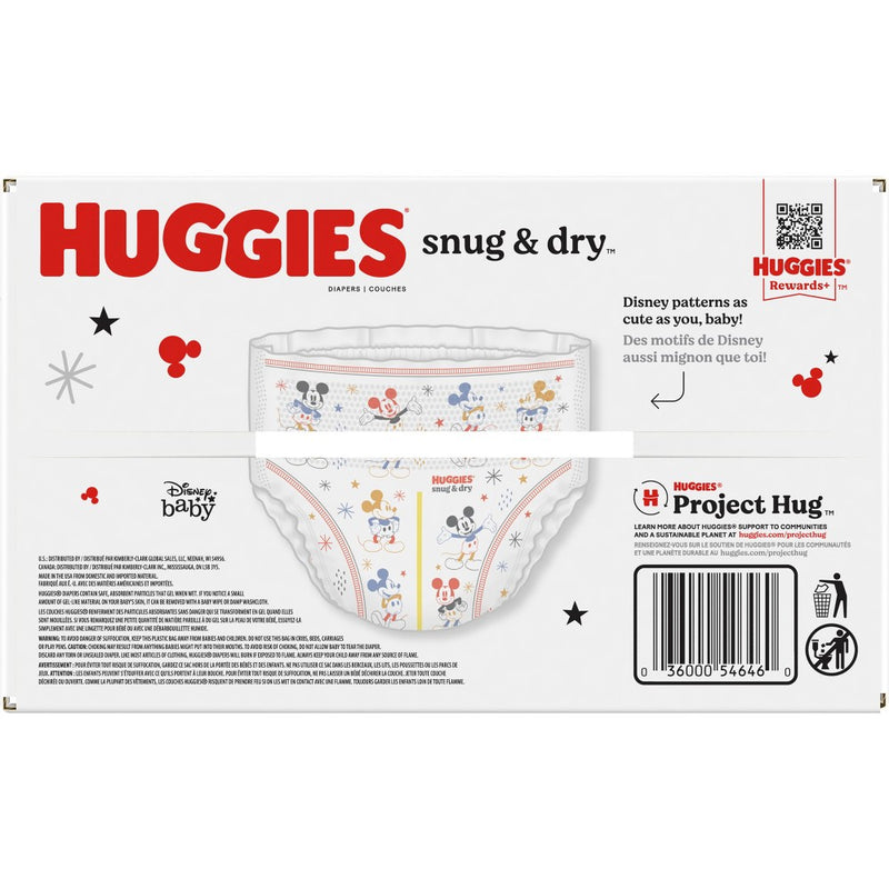 Huggies Snug & Dry Baby Disposable Diapers Super Pack - Size 2 - 100ct