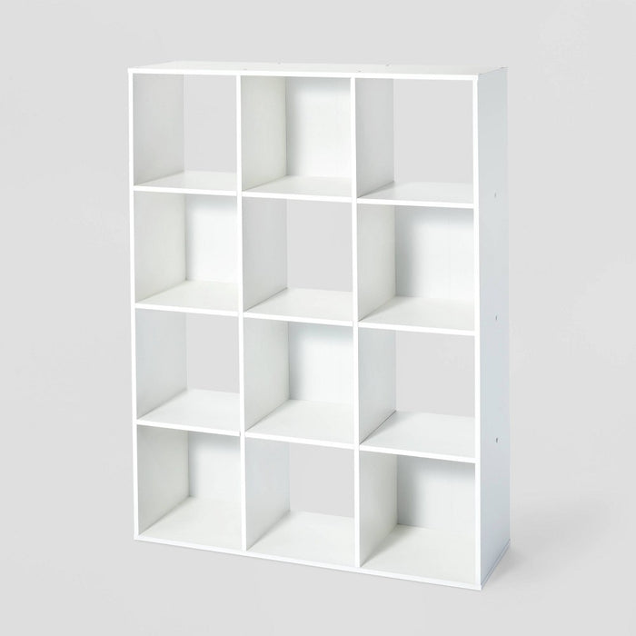 11" 12 Cube Organizer Shelf White - Room Essentials™ (LOCAL PICKUP ONLY)