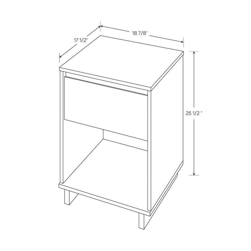 Modern Nightstand White - Room Essentials™ (LOCAL PICKUP ONLY)