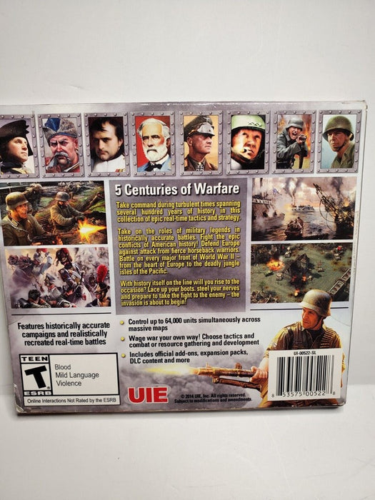 Anthologies of War : Multi Disc Set 15 Games in All - PC