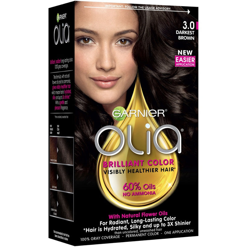 Garnier Olia Brilliant Color 3.0 Darkest Brown