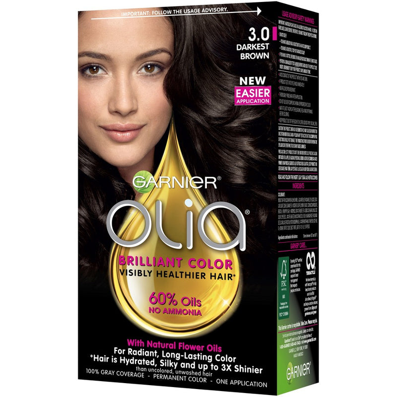 Garnier Olia Brilliant Color 3.0 Darkest Brown