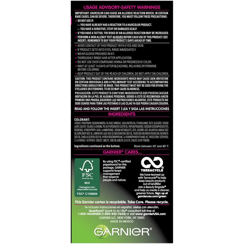 Garnier Olia Brilliant Color 3.0 Darkest Brown