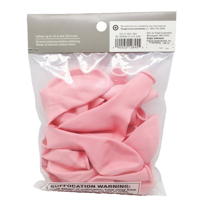 15ct Light Pink Balloons - Spritz™