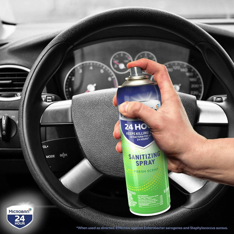 Microban 24 Hour Disinfectant Sanitizing Spray - Fresh Scent - 15 fl oz