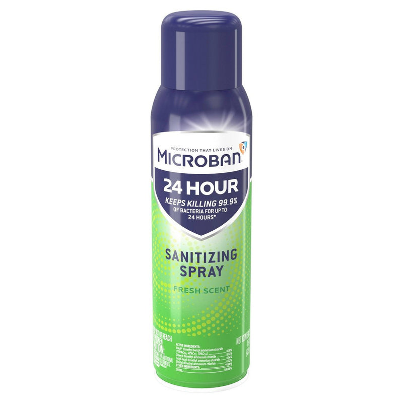Microban 24 Hour Disinfectant Sanitizing Spray - Fresh Scent - 15 fl oz
