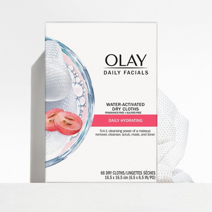 Olay Daily Facials Hydrating Cleansing Cloths - 66ct