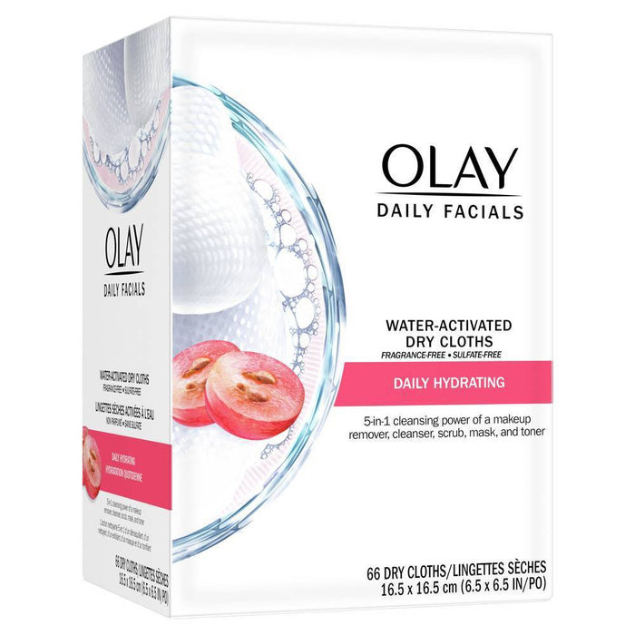 Olay Daily Facials Hydrating Cleansing Cloths - 66ct