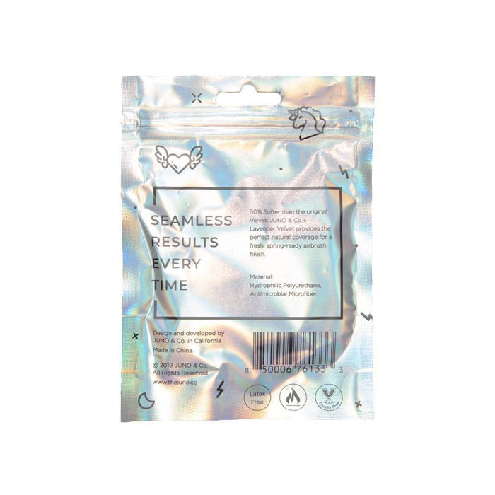 JUNO & Co. Microfiber Lavender Velvet Sponge – 1ct
