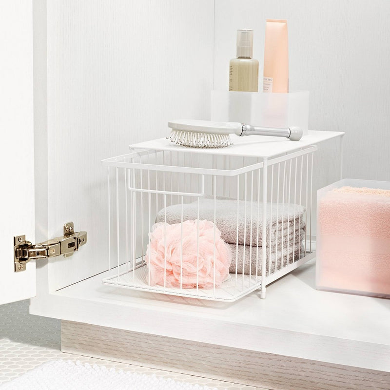 Large Stackable Slide Out Drawer White - Brightroom™