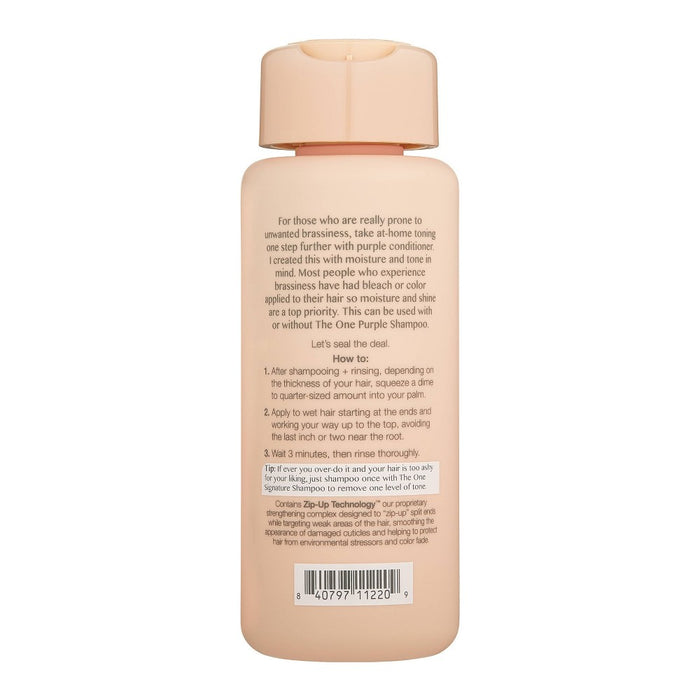 Kristin Ess The One Purple Conditioner Toning for Blonde Hair, Neutralizes Brass and Sulfate Free - 10 fl oz