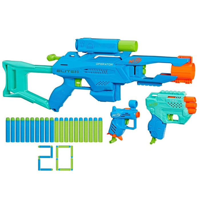 NERF Elite 2.0 Tactical Blaster - 3pk *BRAND NEW*