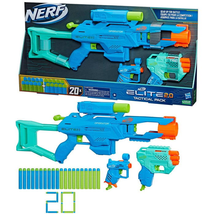 NERF Elite 2.0 Tactical Blaster - 3pk *BRAND NEW*