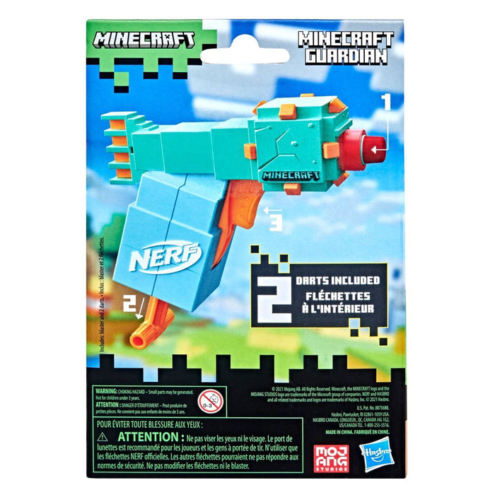 NERF MicroShots Minecraft Guardian Blaster