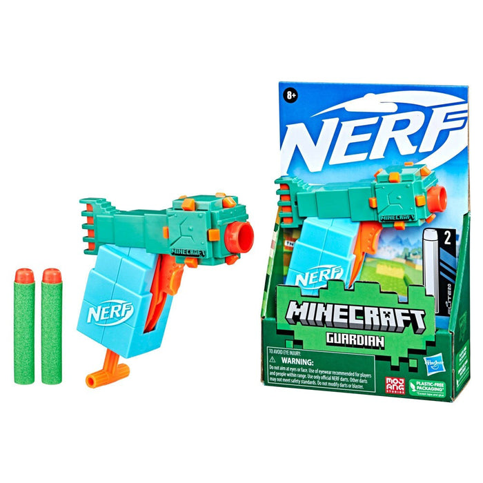 NERF MicroShots Minecraft Guardian Blaster