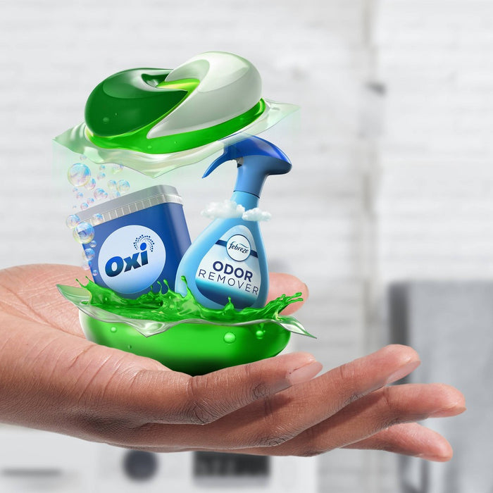 Gain Flings Super Fresh 3-in-1 with Febreze and Oxi Odor Defense Liquid Laundry Detergent Pacs - 31oz/42ct