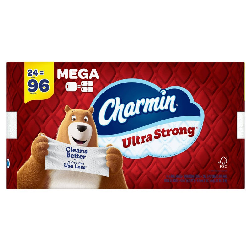 Charmin Ultra Strong Toilet Paper - 24 Mega Rolls (LOCAL PICKUP ONLY)