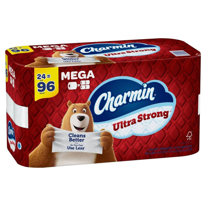 Charmin Ultra Strong Toilet Paper - 24 Mega Rolls