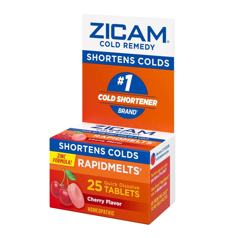 Zicam Zinc Cold Remedy RapidMelts Quick Dissolve Tablets - Cherry - 25ct