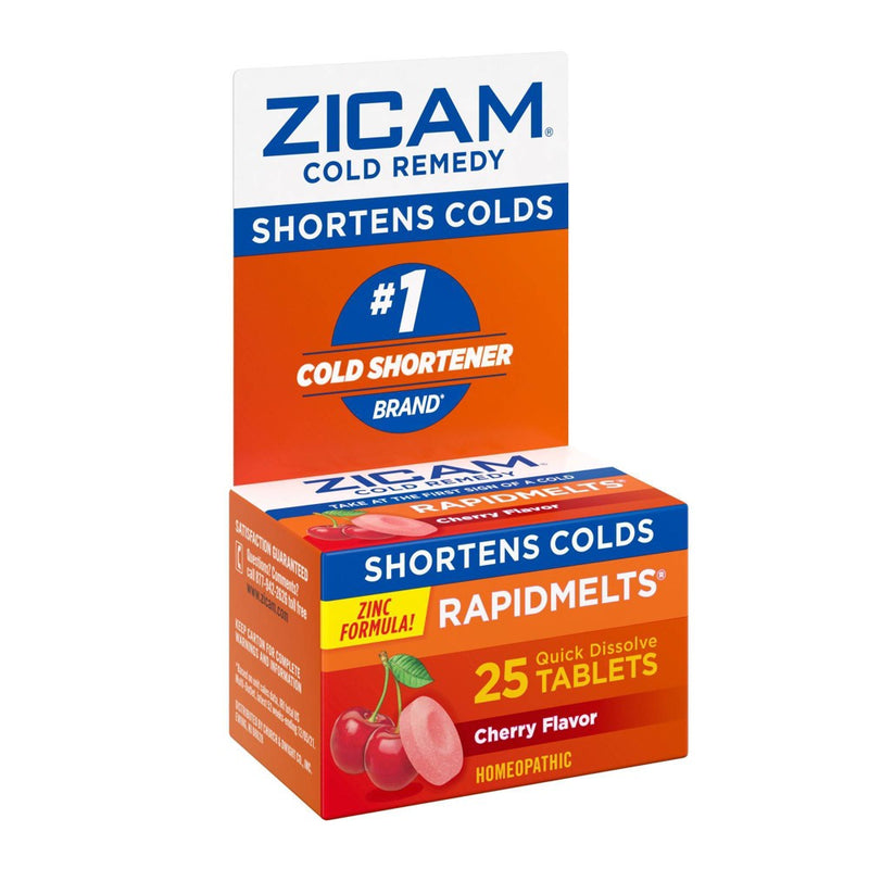 Zicam Zinc Cold Remedy RapidMelts Quick Dissolve Tablets - Cherry - 25ct