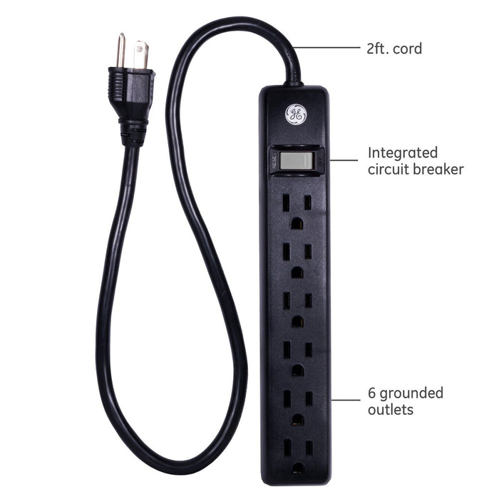 GE 6-Outlet General Purpose Power Strip, 14831