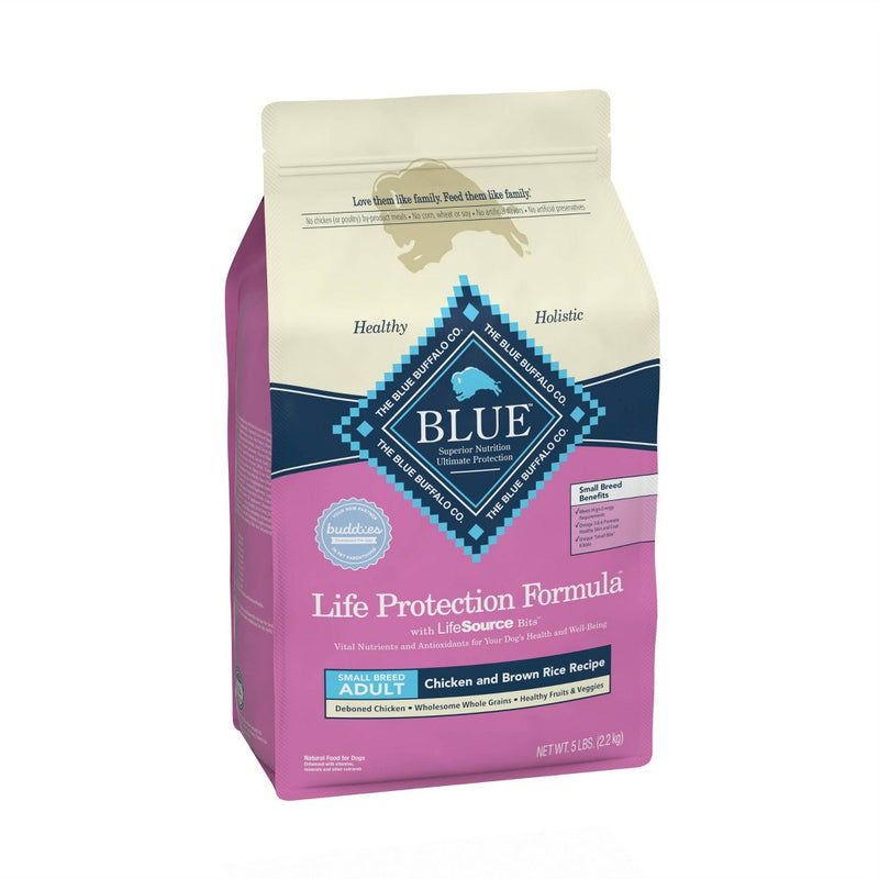 Blue Buffalo Life Protection Chicken & Brown Rice Recipe Small Breed Adult Dry Dog Food - 5lbs