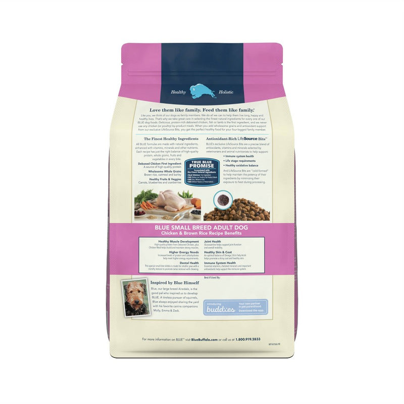 Blue Buffalo Life Protection Chicken & Brown Rice Recipe Small Breed Adult Dry Dog Food - 5lbs