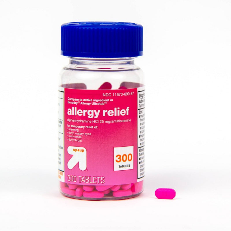 Diphenhydramine HCI Allergy Relief Tablets - 300ct - up & up™