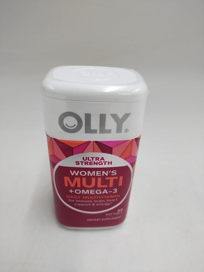 Olly Ultra Strength Women's Multi + Omega-3 Daily Vitamin - 60ct