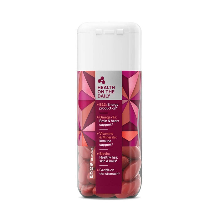 Olly Ultra Strength Women's Multi + Omega-3 Daily Vitamin Softgels - 60ct