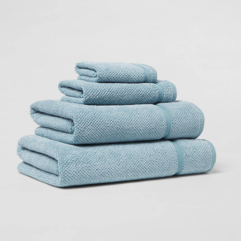 Performance Texture Bath Towel Aqua - Threshold™