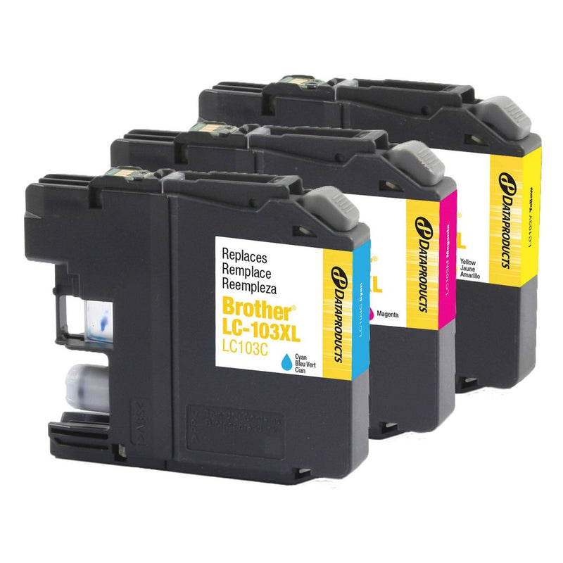 Remanufactured Cyan/Magenta/Yellow 3-Pack High Yield Ink Cartridges -