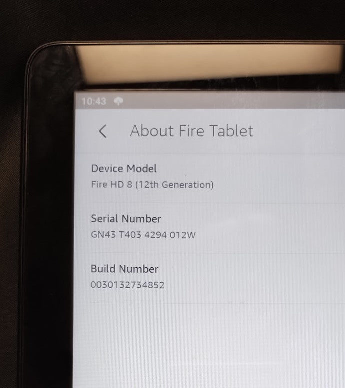 Amazon Fire HD 8 16GB 12th Gen. Kids Tablet - Blue - **PRE OWNED**