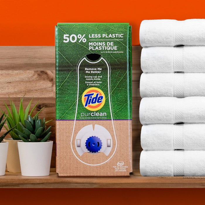 Tide Purclean Plant-based Honey Lavender Liquid Laundry Detergent Eco-Box HE Compatible - 105 fl oz