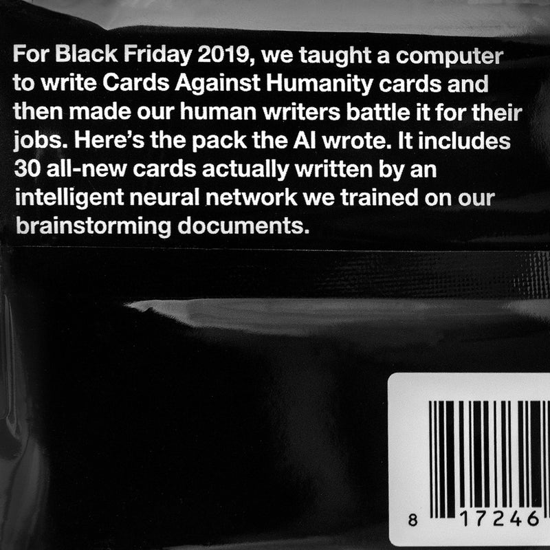 Cards Against Humanity: AI Pack Game