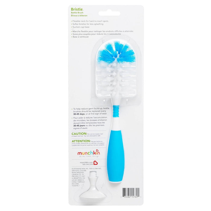 Munchkin Bristle Bottle Brush - Blue