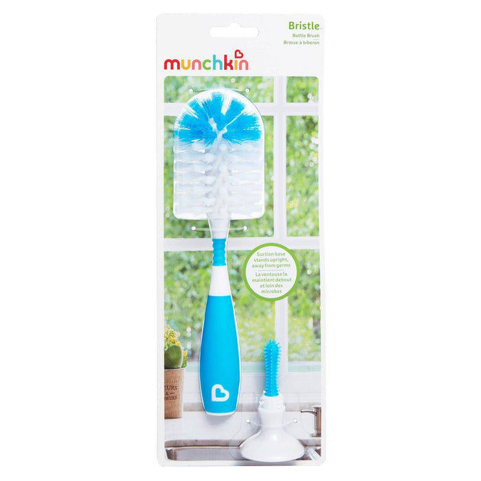 Munchkin Bristle Bottle Brush - Blue