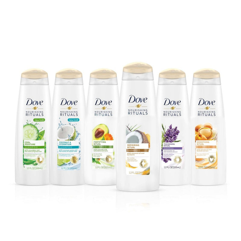 Dove Beauty Nourishing Secrets Volume Shampoo for Thinning Hair Thickening Ritual - 12 fl oz