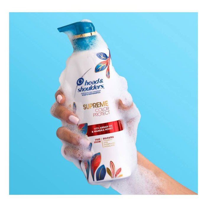 Head & Shoulders Supreme Sulfate Free Color Protect Anti-Dandruff Shampoo for Relief from Itchy & Dry Scalp - 11.8 fl oz