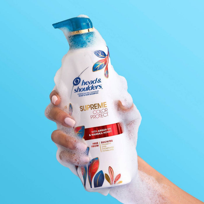 Head & Shoulders Supreme Sulfate Free Color Protect Anti-Dandruff Shampoo for Relief from Itchy & Dry Scalp - 11.8 fl oz
