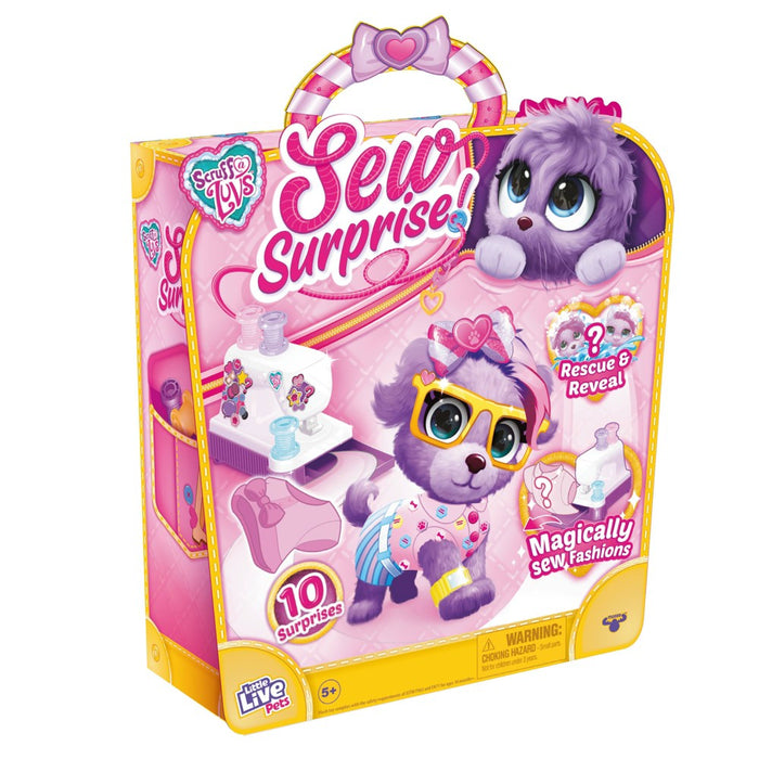 Little Live Pets Scruff-a-Luvs Sew Surprise Fashion Plush - Purple