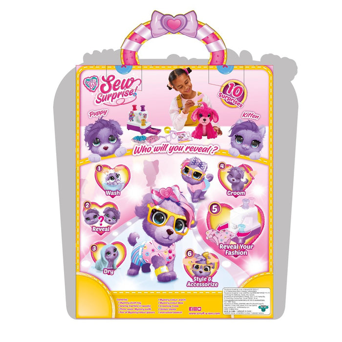 Little Live Pets Scruff-a-Luvs Sew Surprise Fashion Plush - Purple