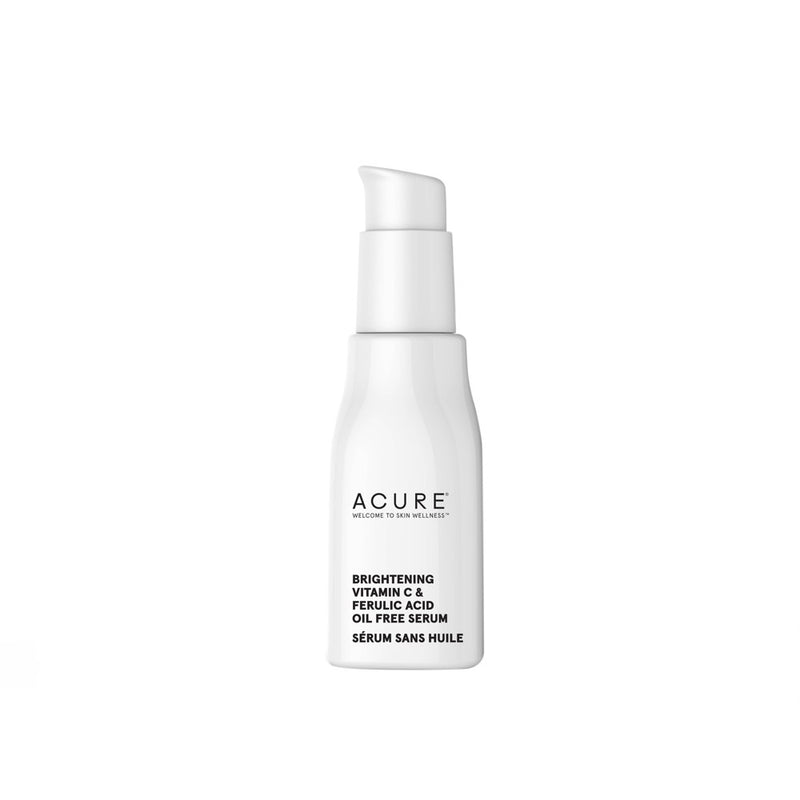 Acure Brightening Vitamin C & Ferulic Acid Oil Free Serum For Face - 1 fl oz
