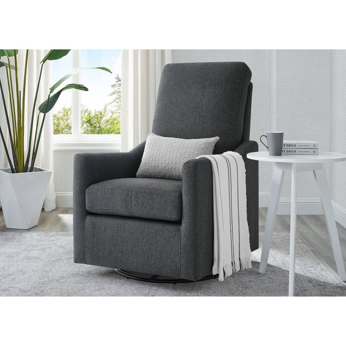 Delta Children Adley Nursery Glider Swivel Chair - Charcoal (LOCAL PICKUP ONLY)
